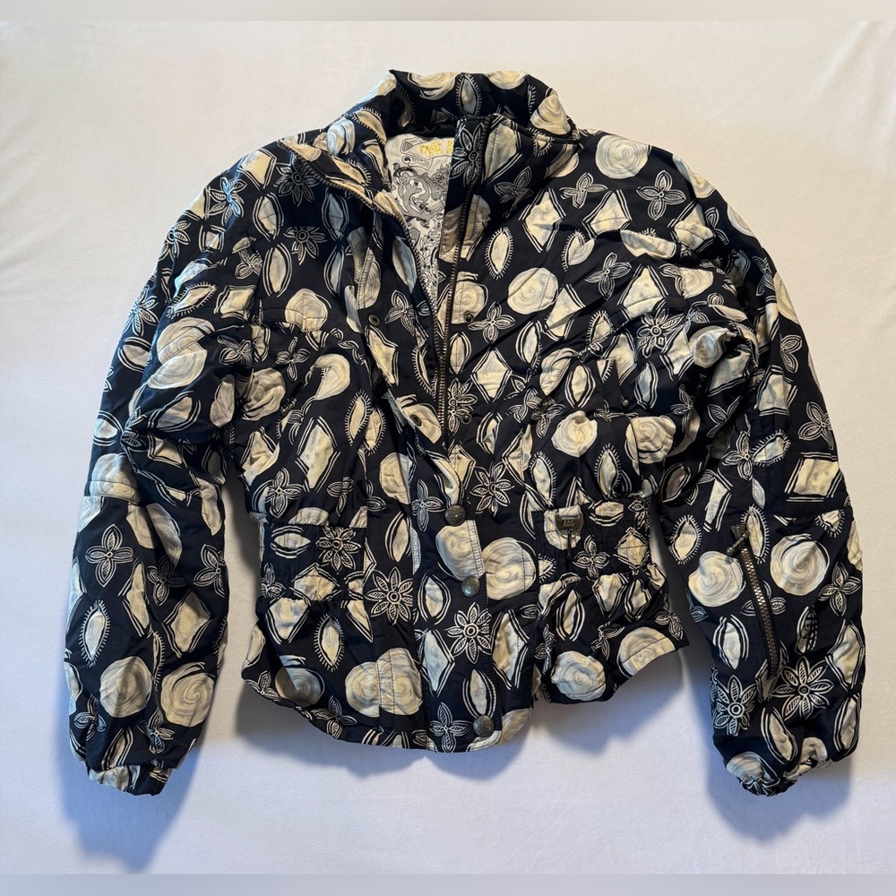 NILS Black and Gold Embroidered Jacket